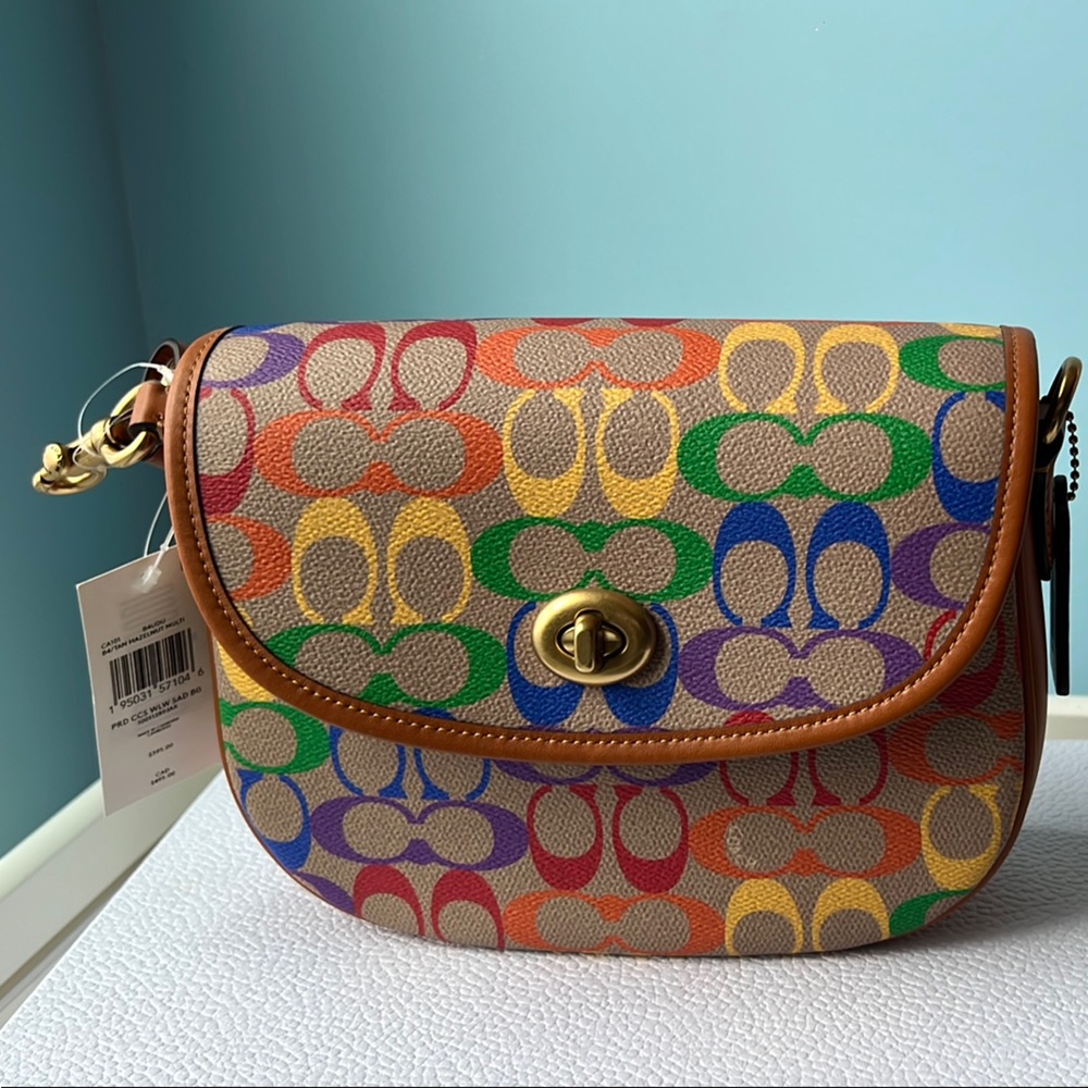 Colorful Coach Willow rainbow 🌈 Women's Bag